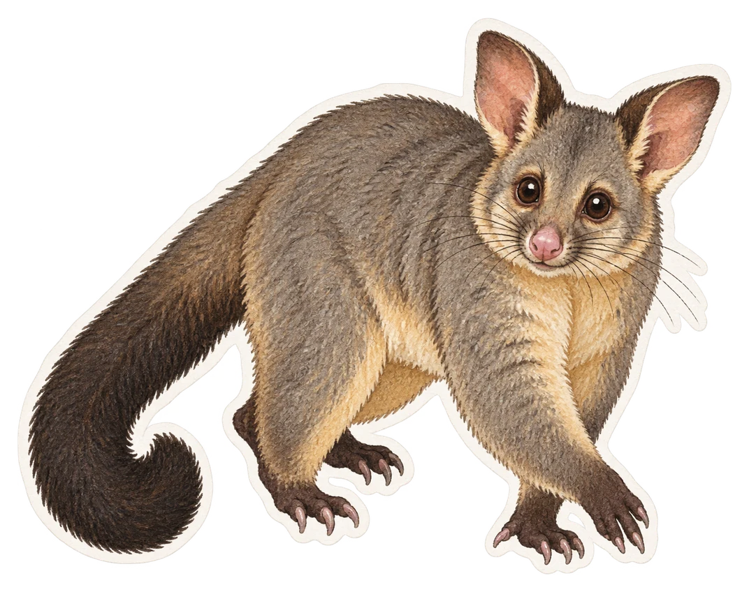 Le phalanger-renard (Trichosurus vulpecula)