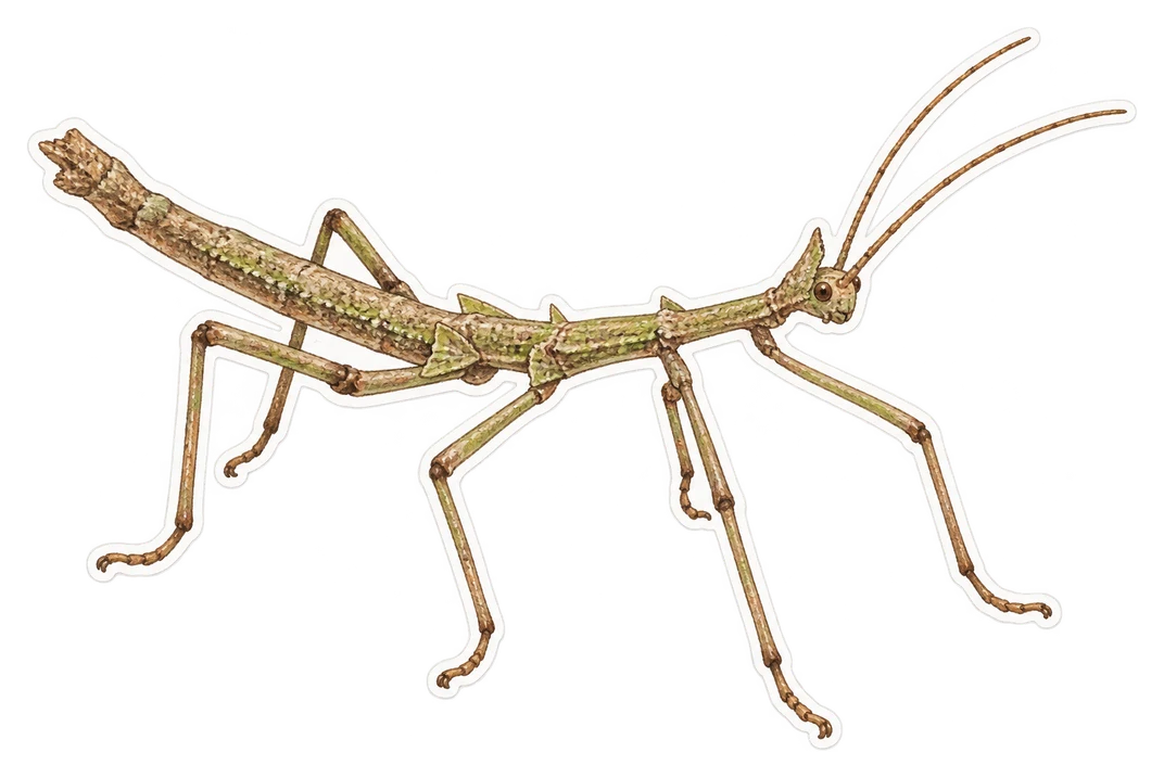Le phasme gaulois (Clonopsis gallica)