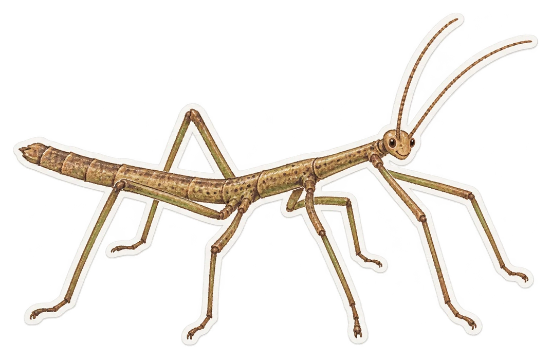 Le phasme morose (Carausius morosus)