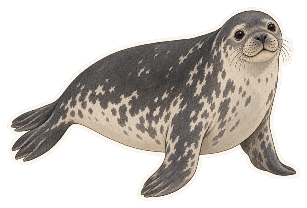 Le phoque crabier (Lobodon carcinophaga)