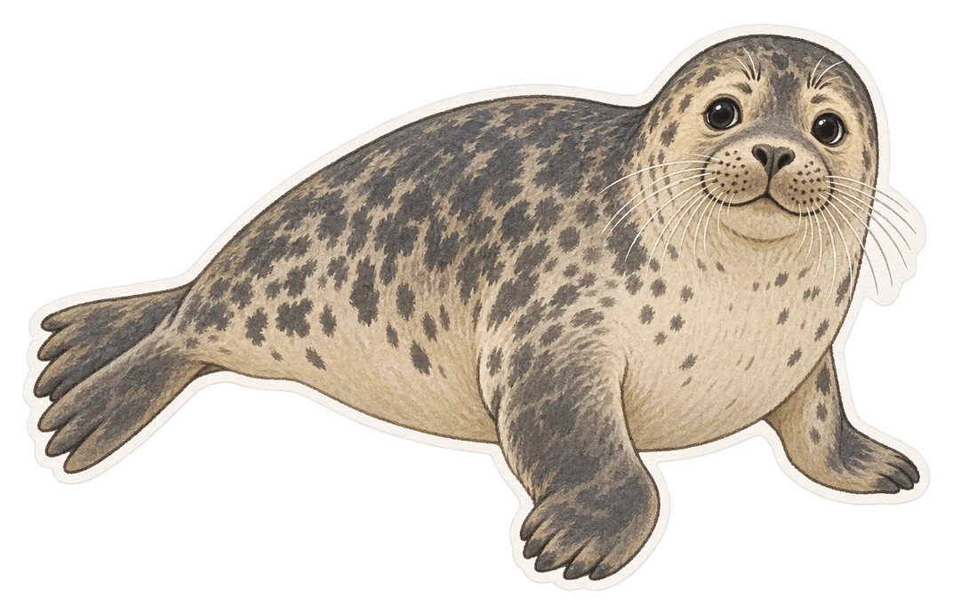 Le phoque de la Caspienne (Pusa caspica)
