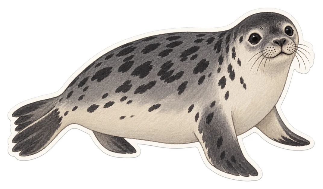 Le phoque de Ross (Ommatophoca rossii)