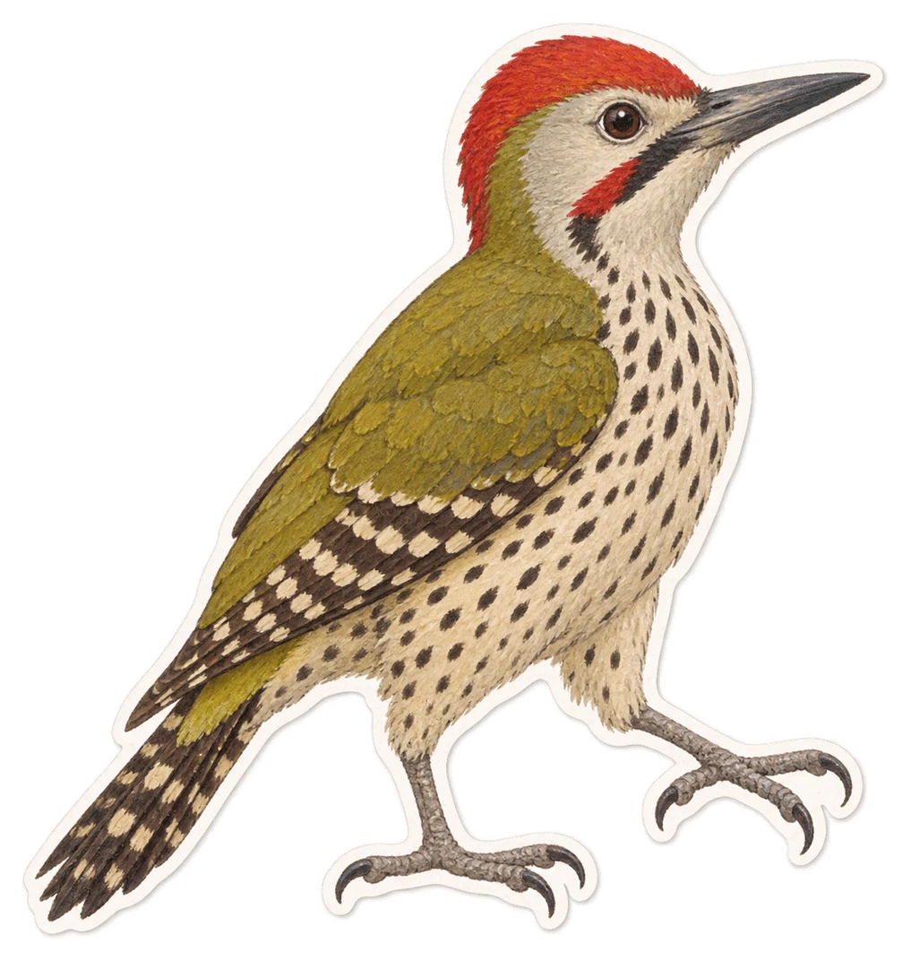 Le pic de Levaillant (Picus vaillantii)