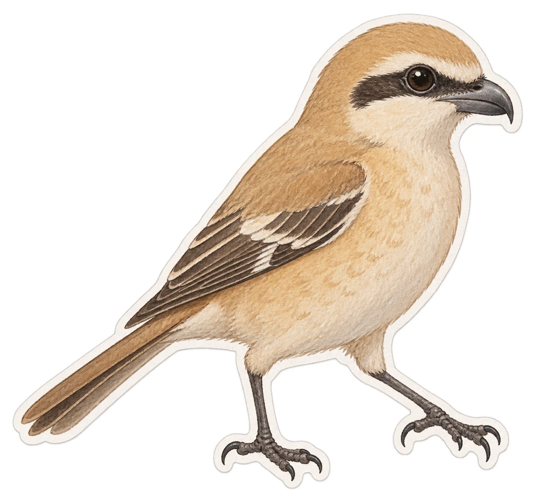 La pie-grièche isabelle (Lanius isabellinus)