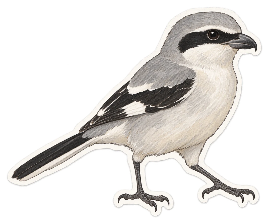 La pie-grièche méridionale (Lanius meridionalis)