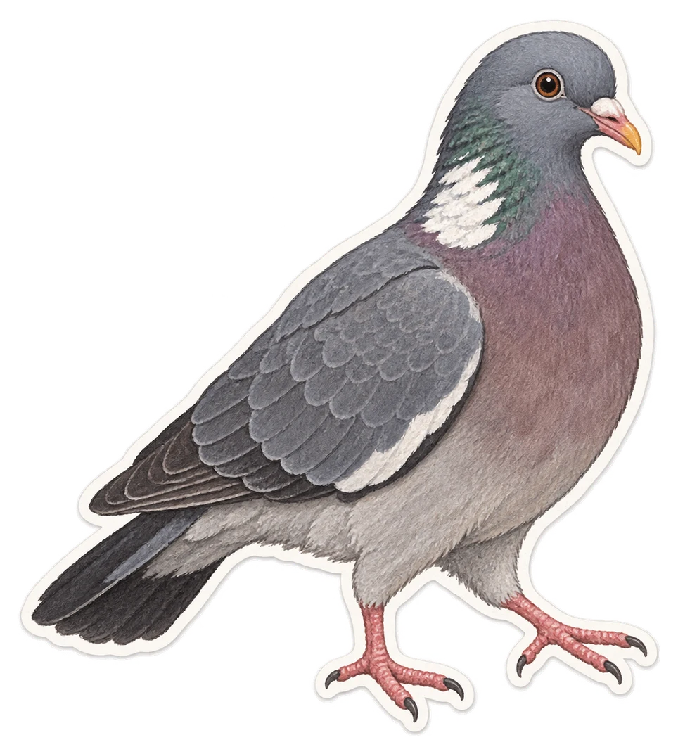 Le pigeon trocaz (Columba trocaz)