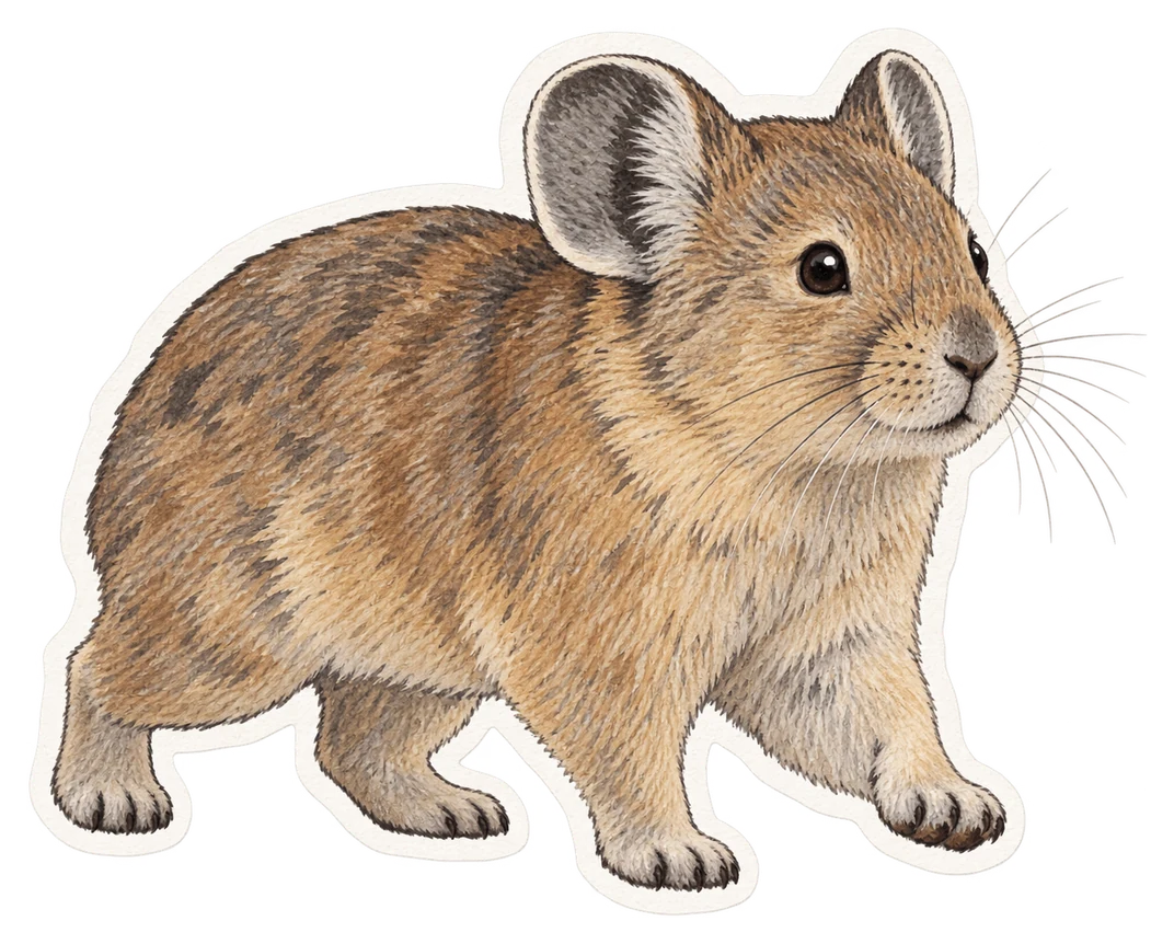 Le pika (Ochotona princeps)