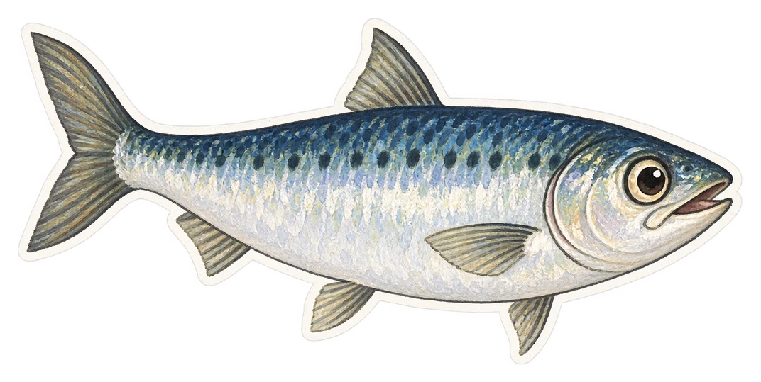 Le pilchard de Californie (Sardinops sagax)