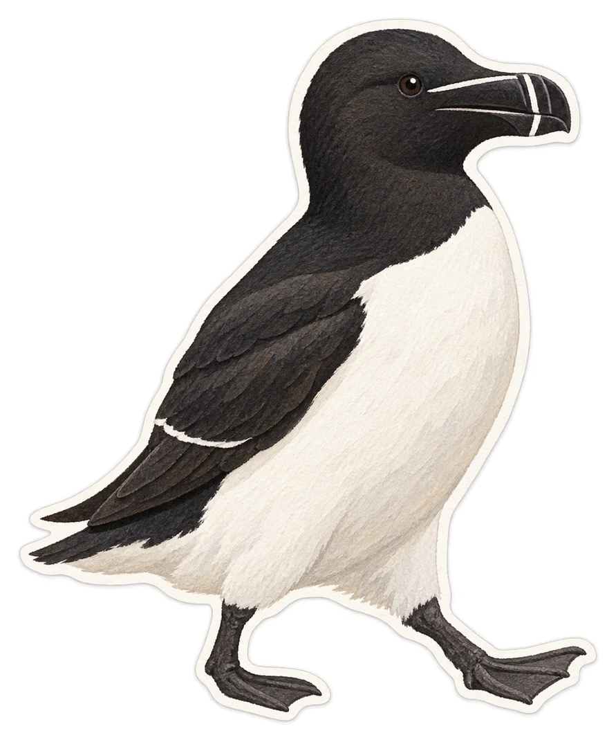Le pingouin torda (Alca torda)