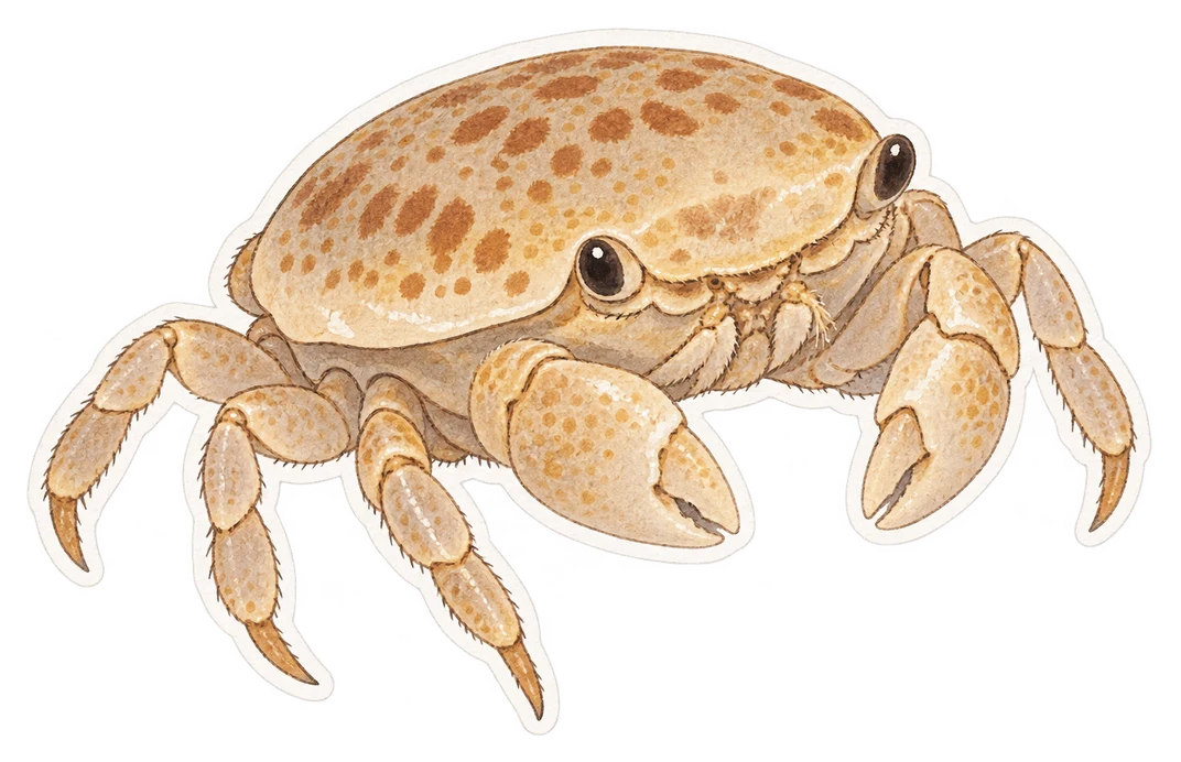 La pinnothère des moules (Pinnotheres pisum)