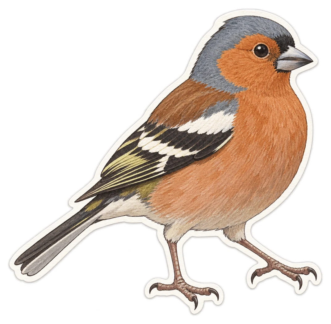 Le pinson des arbres (Fringilla coelebs)