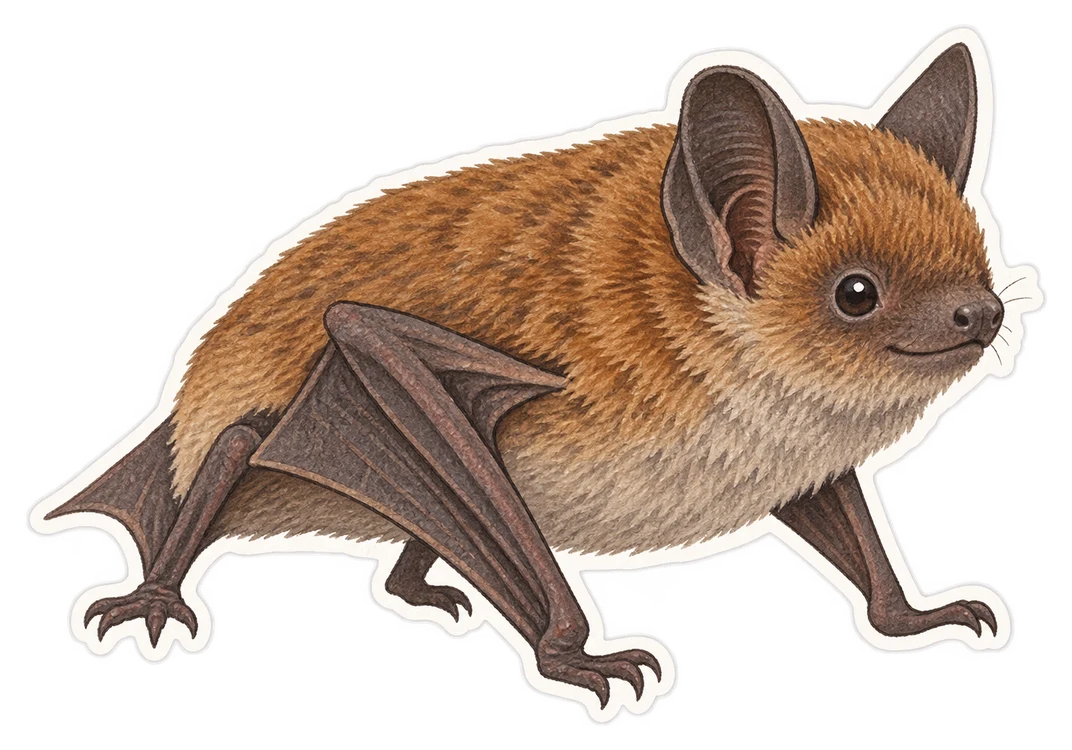 La pipistrelle de Nathusius (Pipistrellus nathusii)
