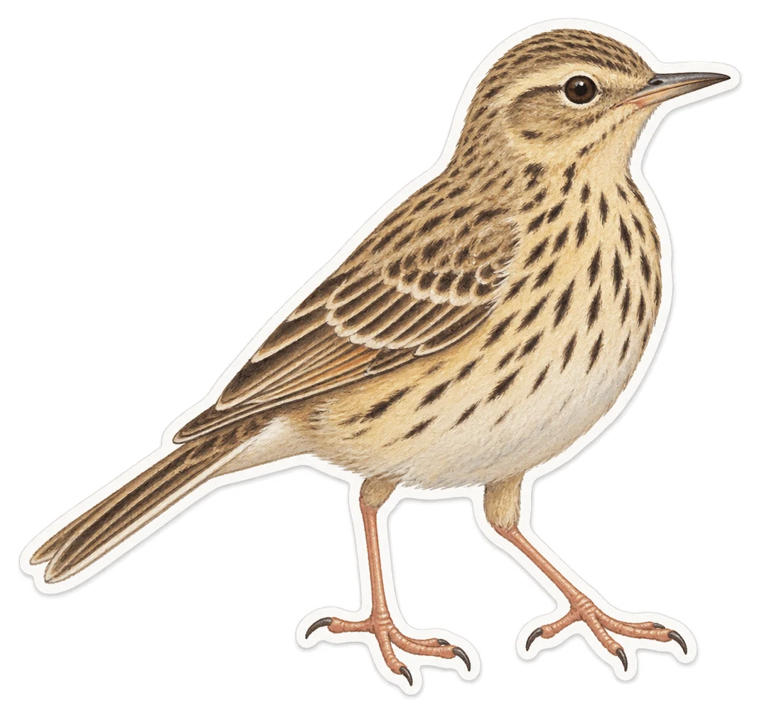 Le pipit de Richard (Anthus richardi)
