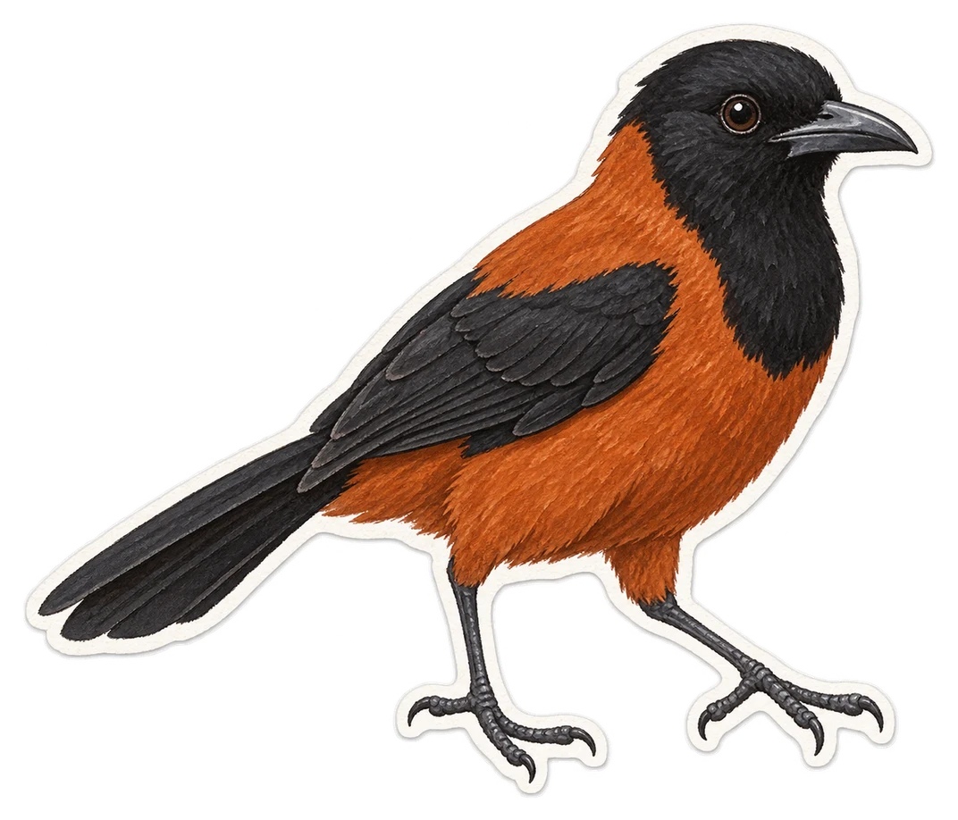 Le pitohui bicolore (Pitohui dichrous)