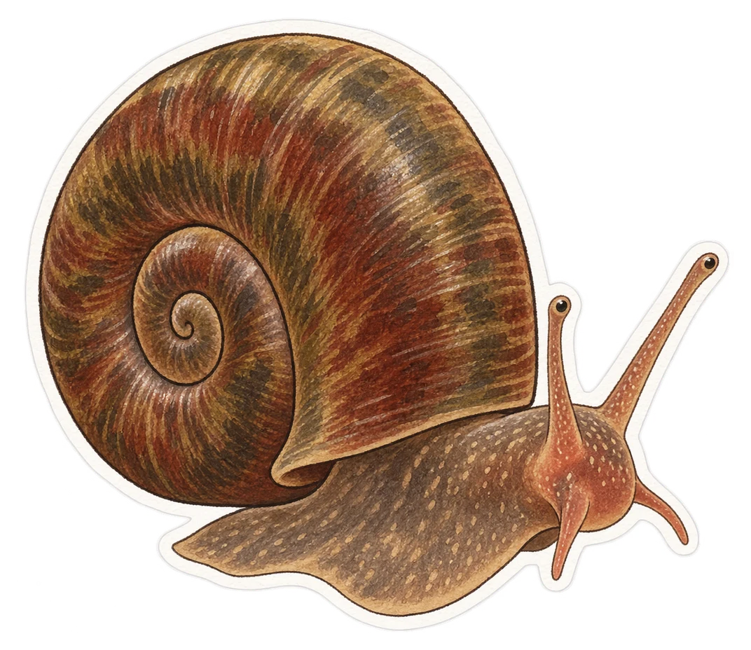 La planorbe cornée (Planorbarius corneus)