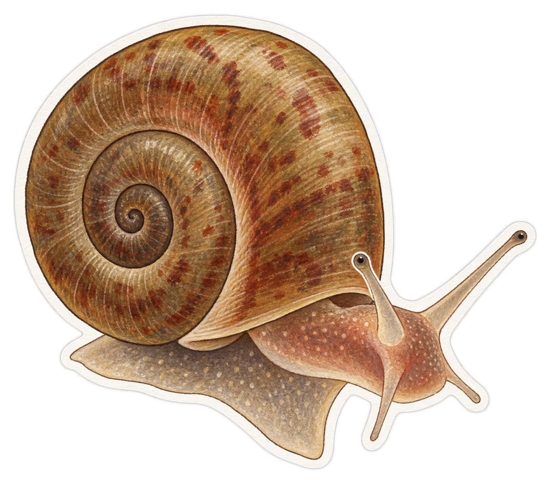 Le planorbe des étangs (Planorbis planorbis)