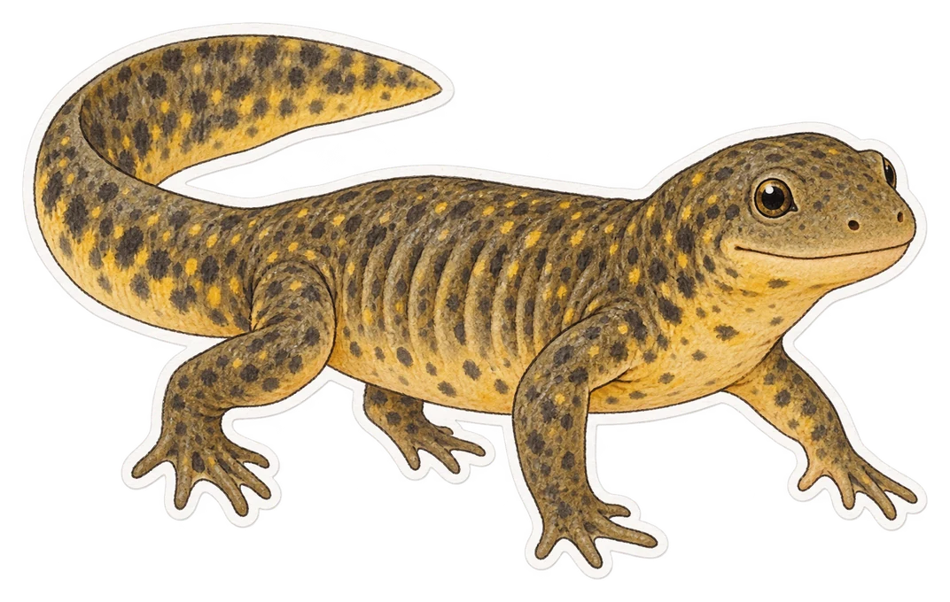 Le pleurodèle de Waltl (Pleurodeles waltl)