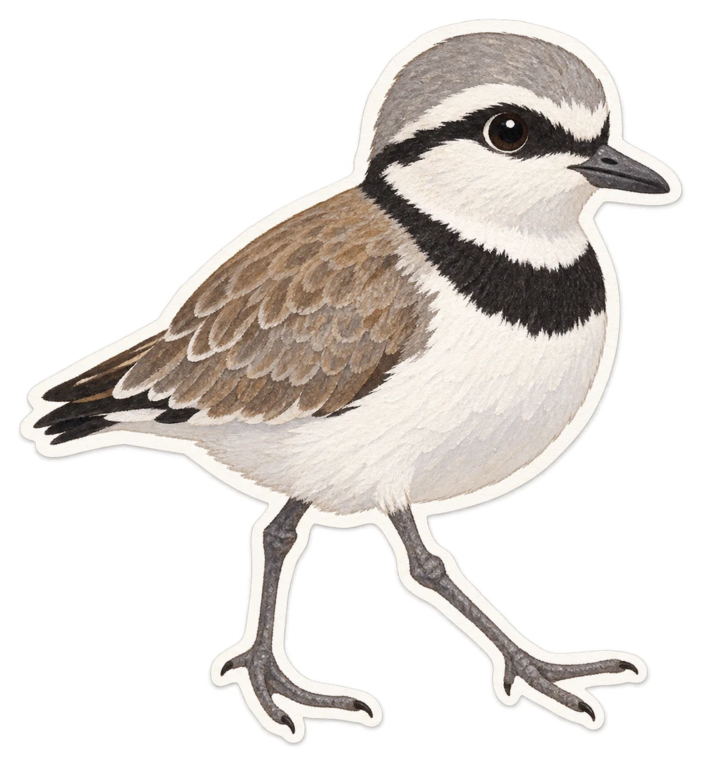 La pluvianelle magellanique (Pluvianellus socialis)