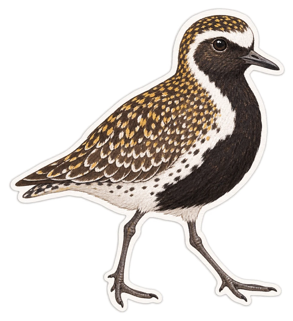 Le pluvier bronzé (Pluvialis dominica)