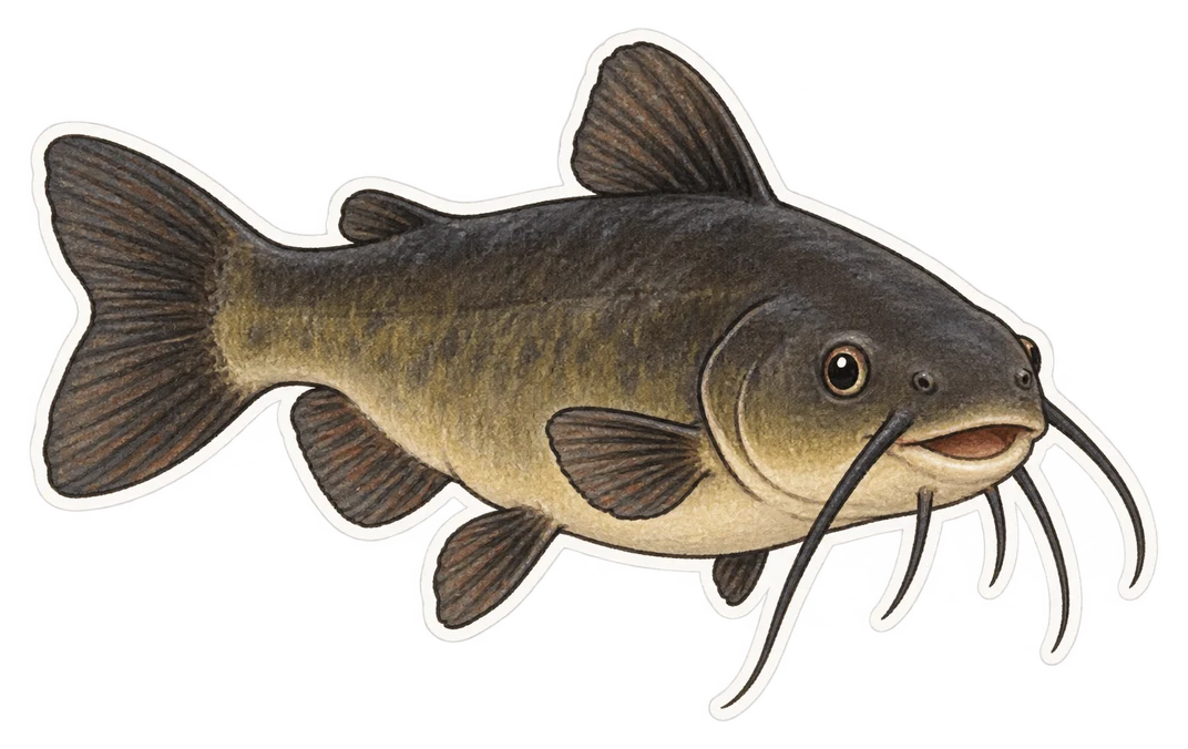 Le poisson-chat (Ameiurus melas)
