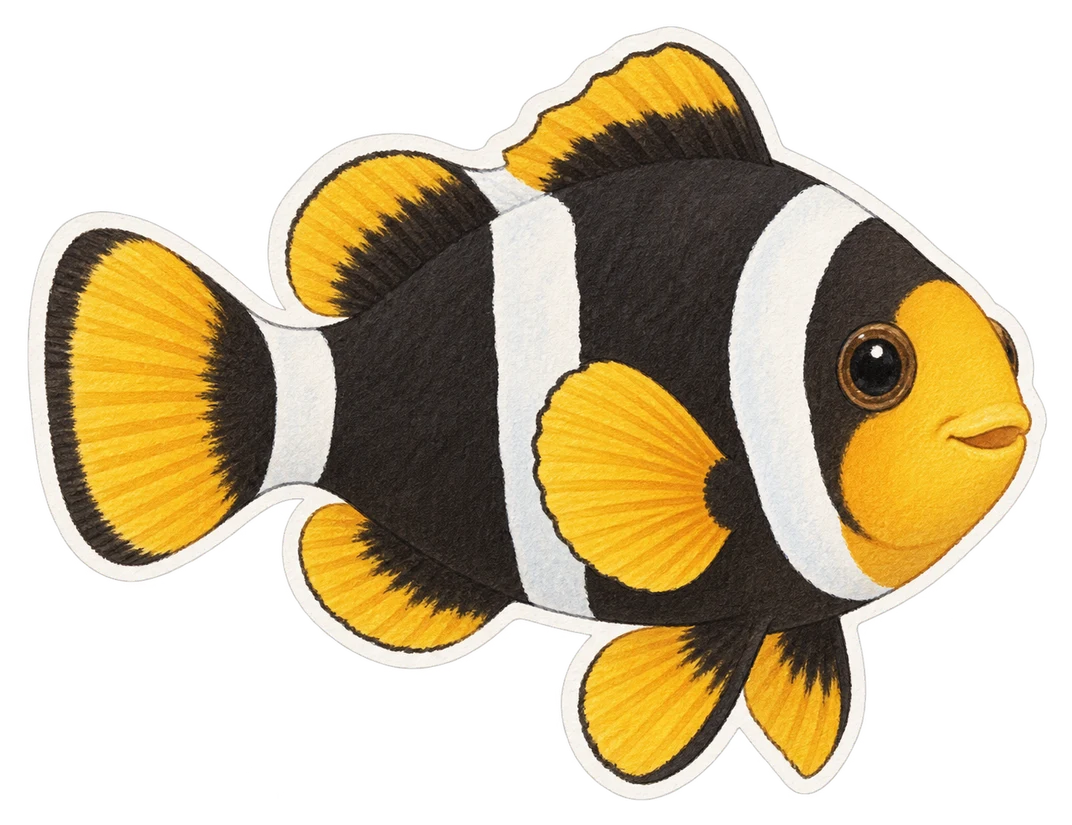 Le poisson-clown de Clark (Amphiprion clarkii)