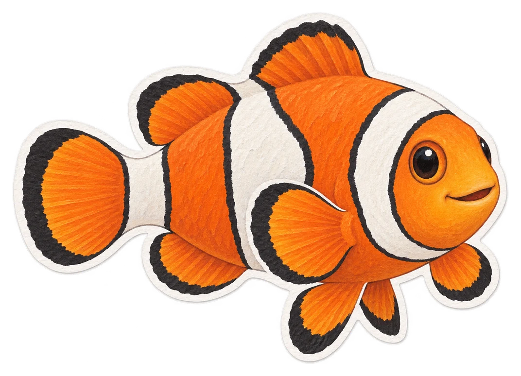 Le poisson-clown du Pacifique (Amphiprion percula)