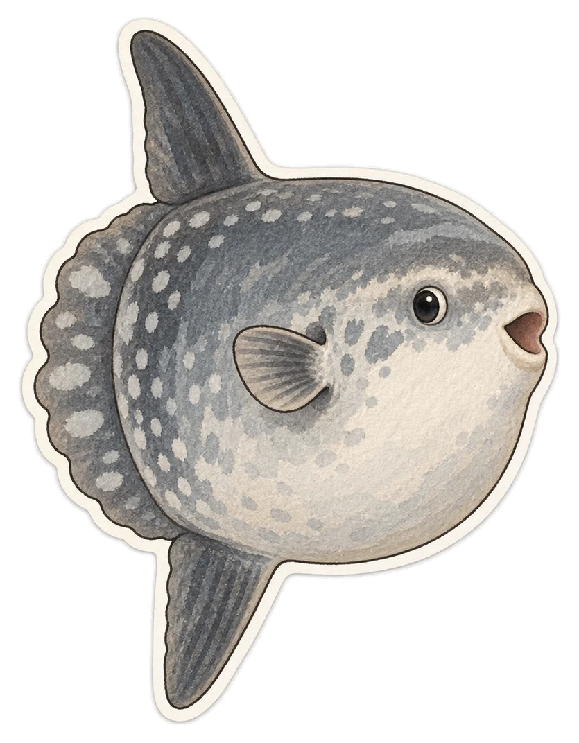 Le poisson-lune (Mola mola)