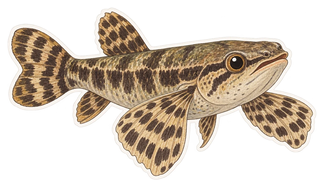 Le poisson-papillon d'eau douce (Pantodon buchholzi)