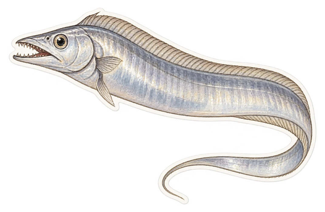 Le poisson-sabre commun (Trichiurus lepturus)
