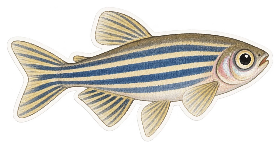 Le poisson-zèbre (Danio rerio)