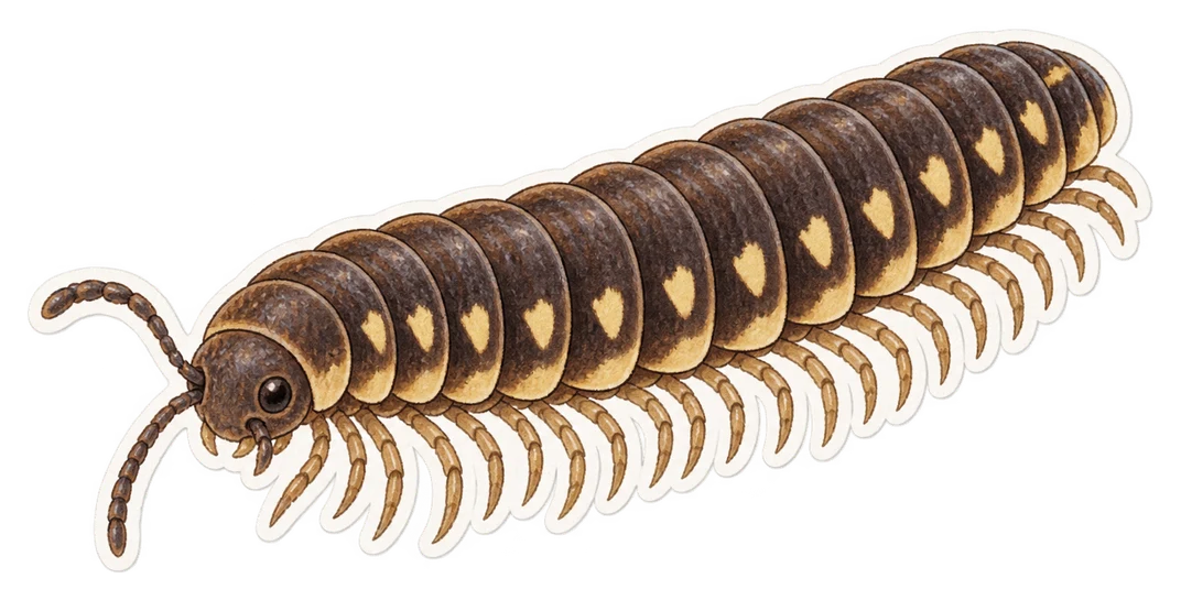 Le polydesme commun (Polydesmus angustus)