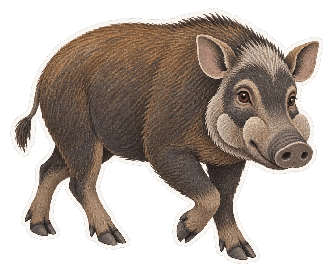 Le porc verruqueux des Visayas (Sus cebifrons)