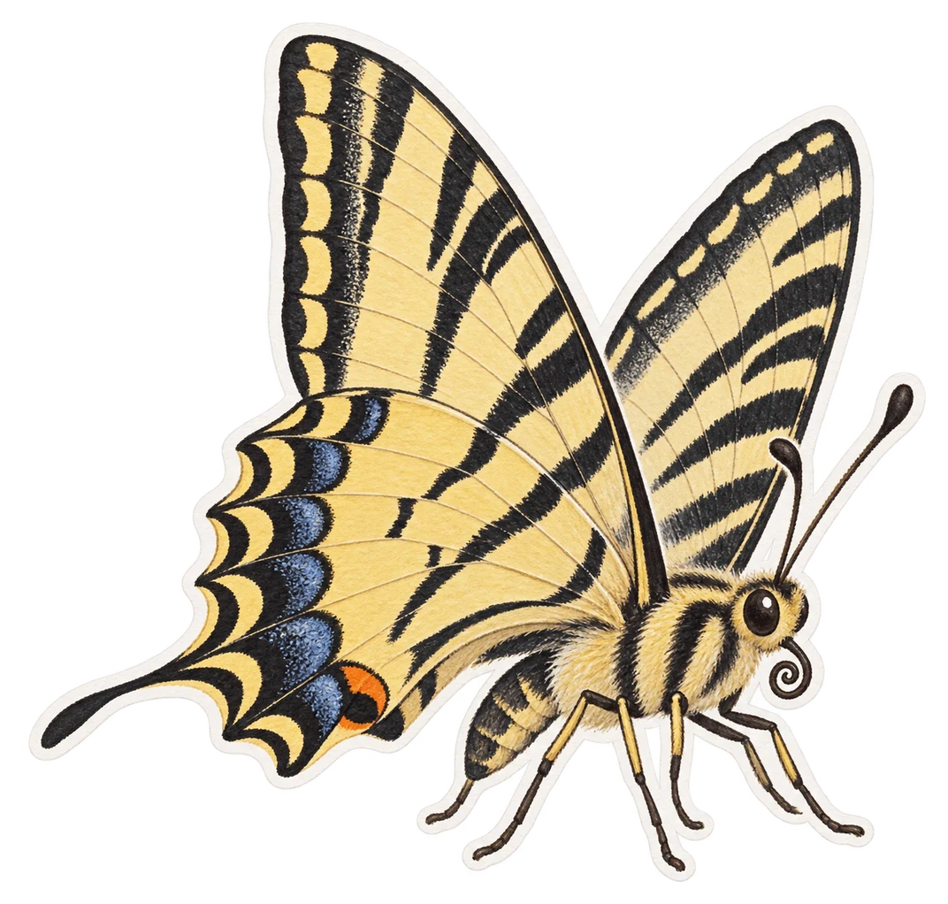 Le porte-queue de Corse (Papilio hospiton)