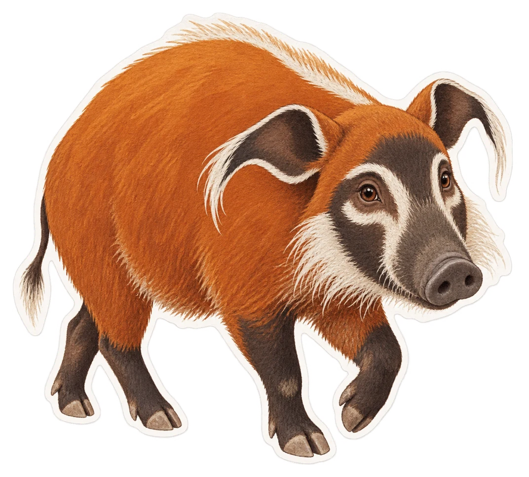 Le potamochère du Cap (Potamochoerus larvatus)
