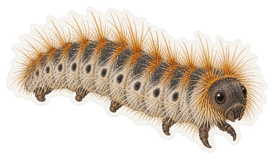 La processionnaire du pin (Thaumetopoea pityocampa)