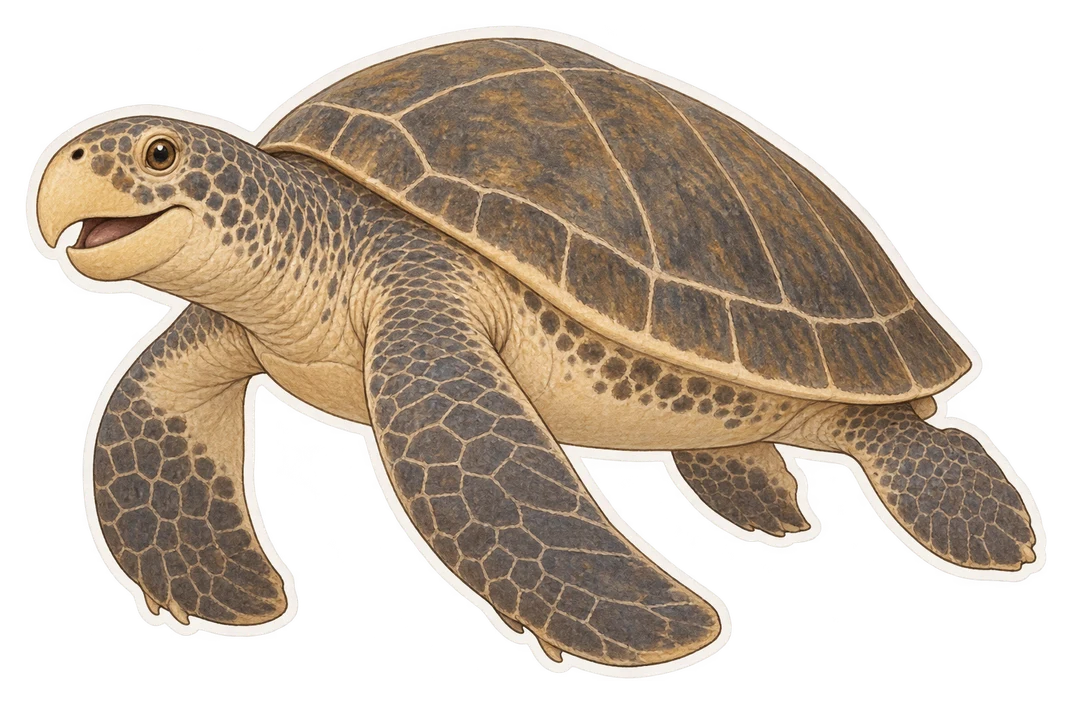 Le protostège (Protostega gigas)