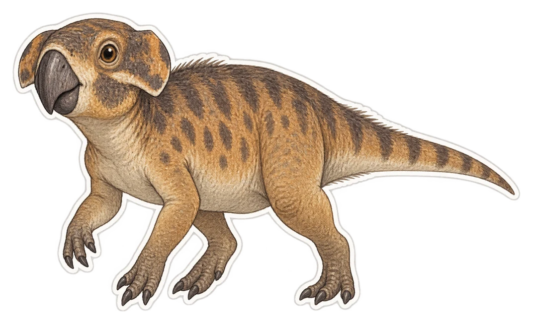 Le psittacosaure (Psittacosaurus mongoliensis)