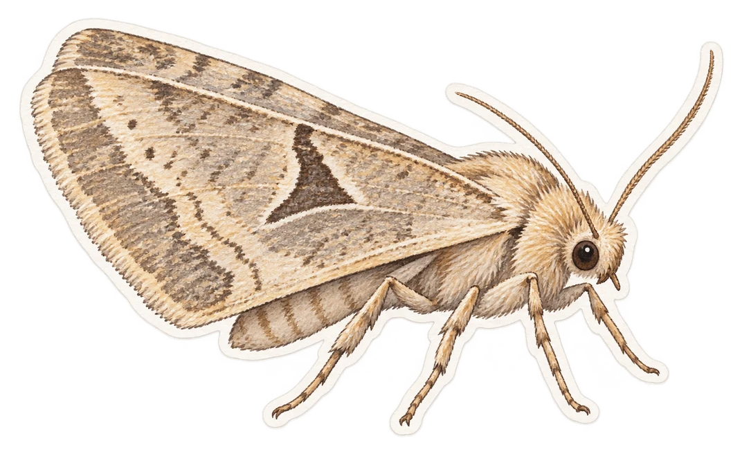 Le ptérophore du liseron (Emmelina monodactyla)