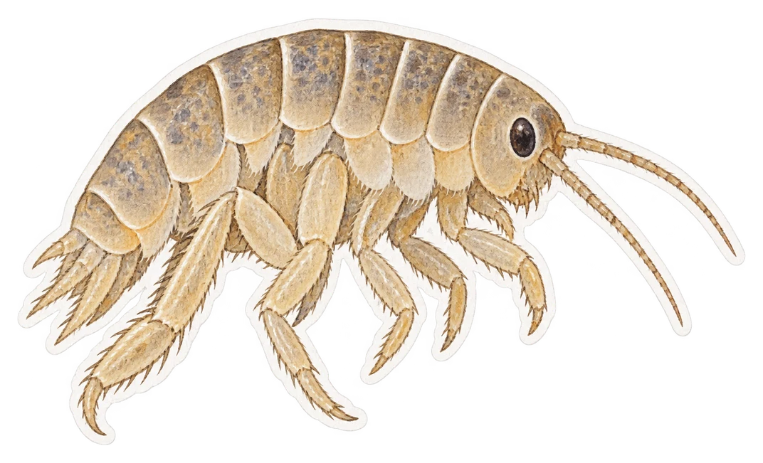 La puce de mer (Talitrus saltator)