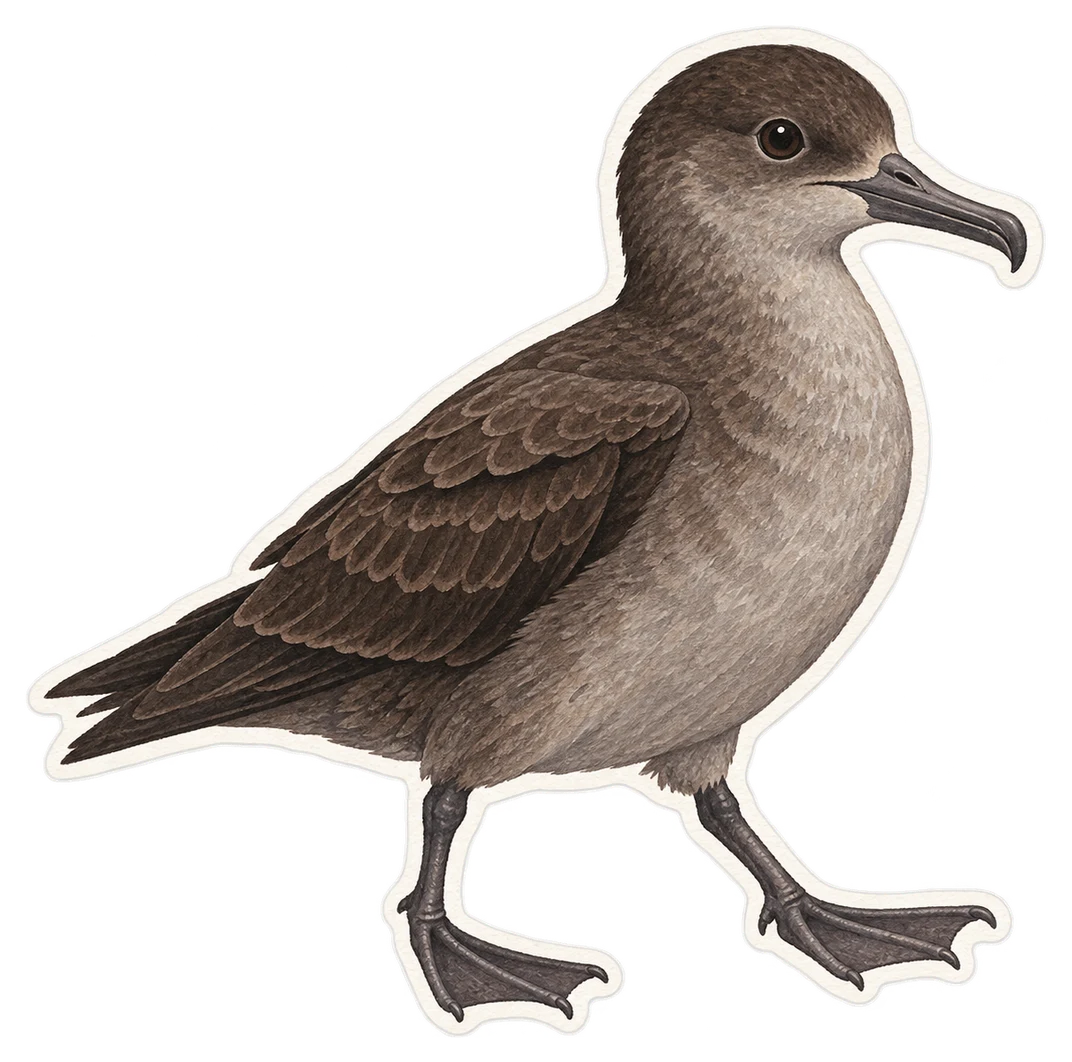 Le puffin fuligineux (Ardenna grisea)