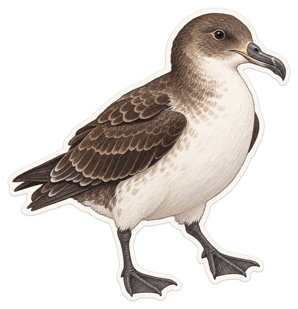 Le puffin majeur (Ardenna gravis)