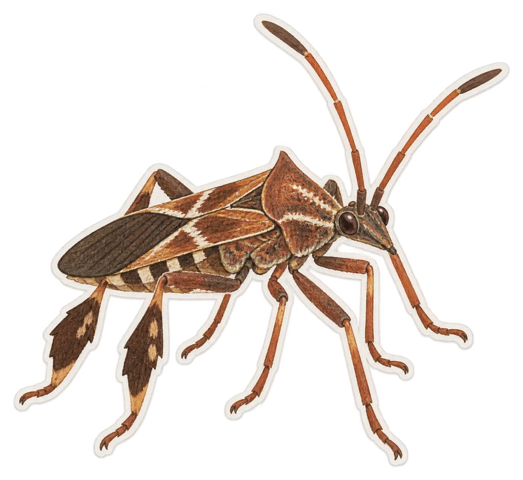 La punaise américaine (Leptoglossus occidentalis)