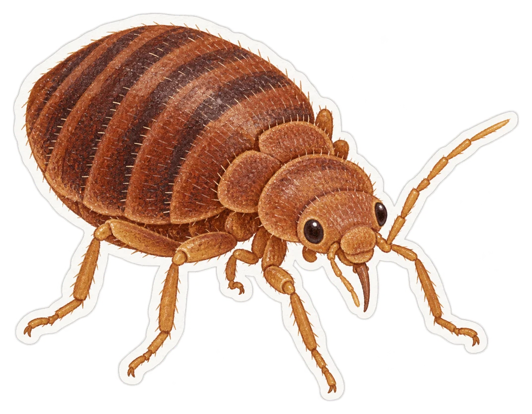 La punaise de lit (Cimex lectularius)