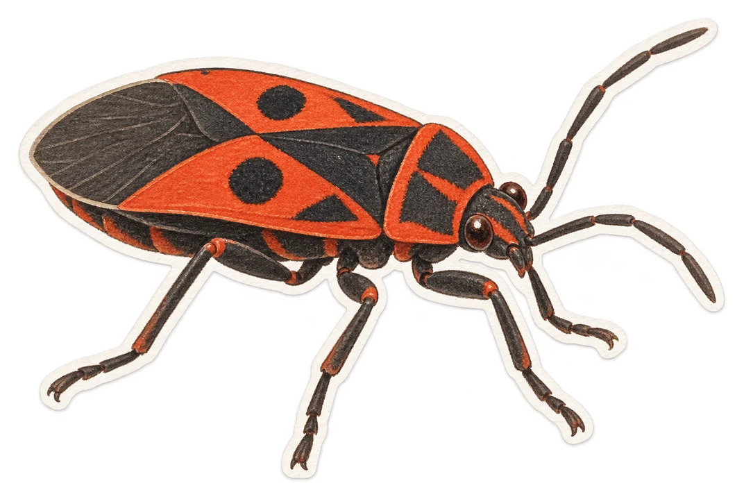 La punaise écuyère (Lygaeus equestris)