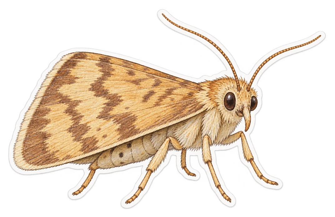 La pyrale du maïs (Ostrinia nubilalis)