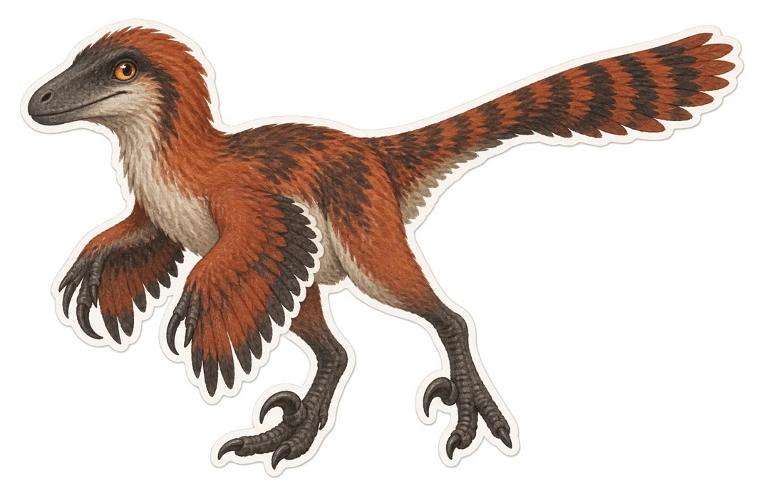 Le pyroraptor (Pyroraptor olympius)