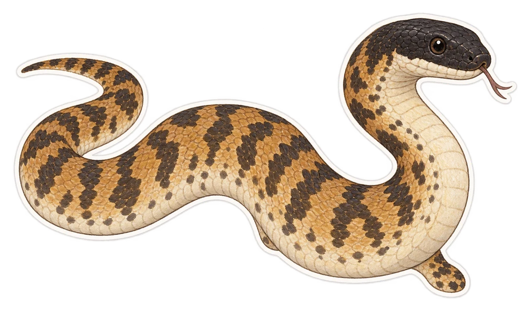 Le python à tête noire (Aspidites melanocephalus)