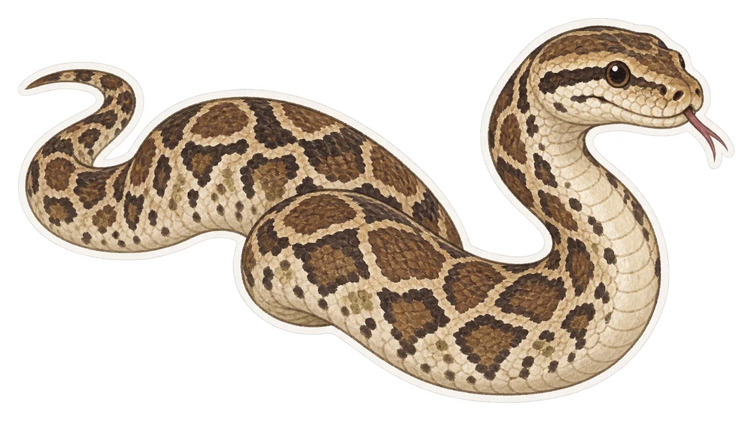 Le python indien (Python molurus)