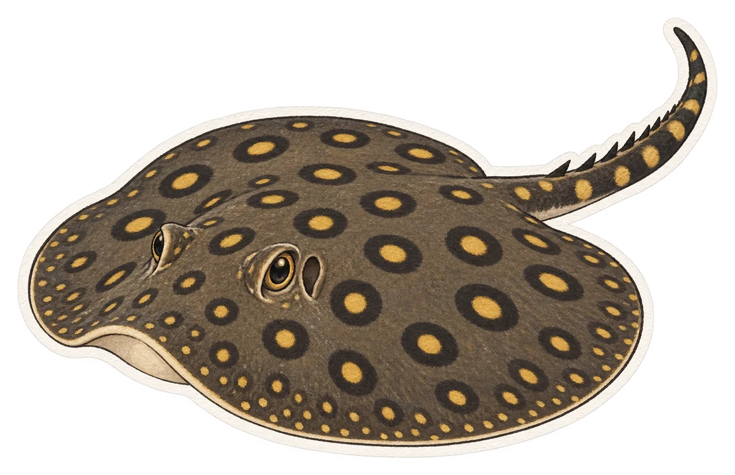 La raie motoro (Potamotrygon motoro)