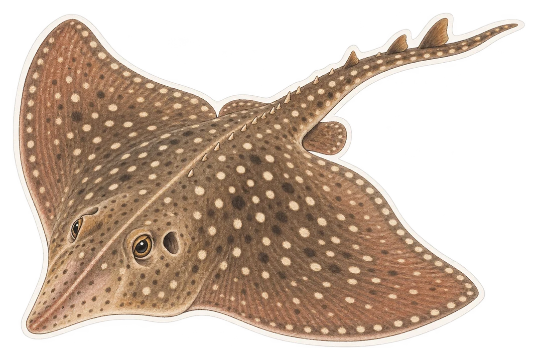 La raie radiée (Amblyraja radiata)